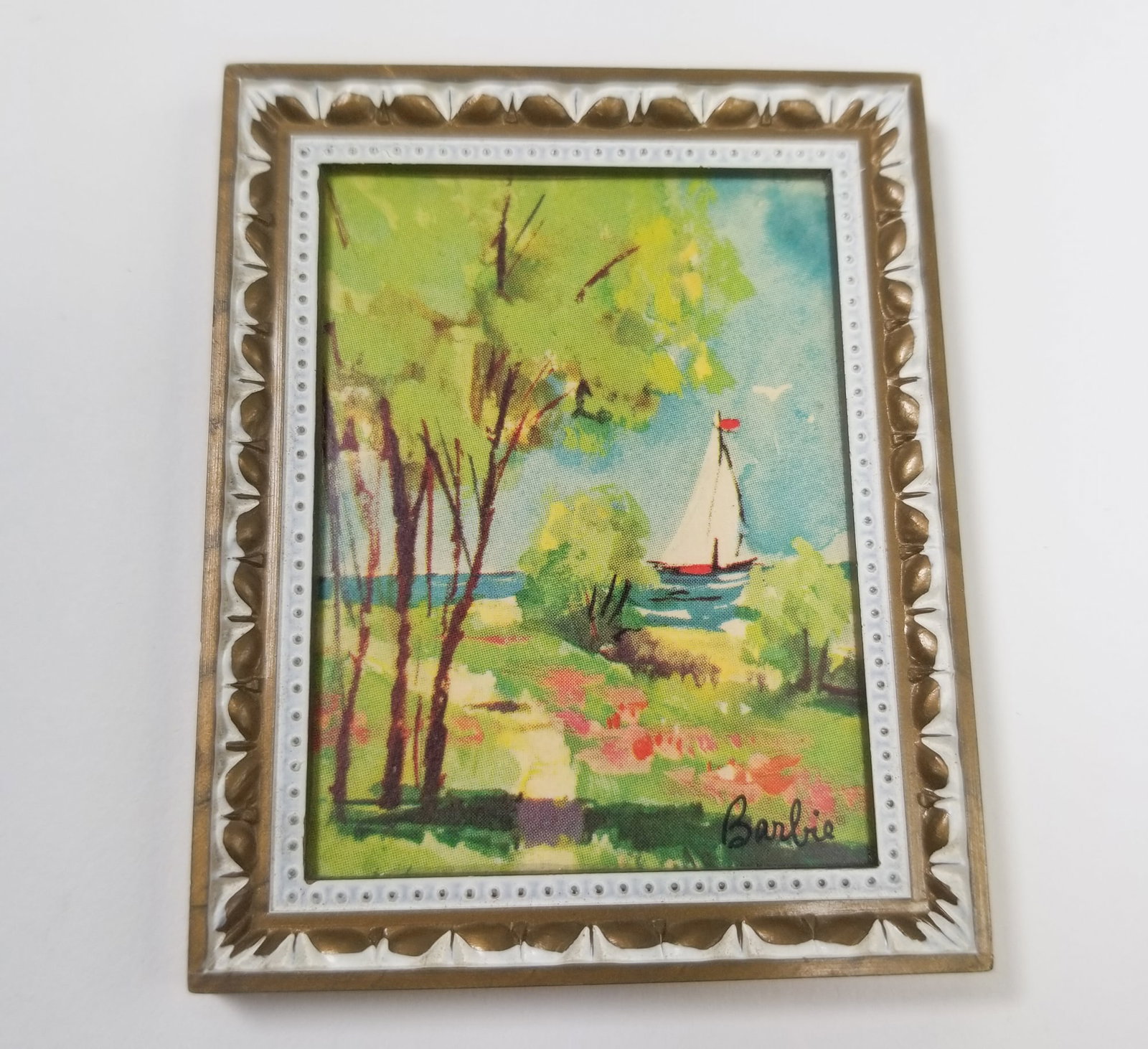 Vintage Mattel Barbie "Modern Art" #1625 Barbie Original Painting 1960s: Vintage Mattel Barbie "Modern Art" #1625 Barbie Original Painting 1960s Literature Brooks Auction is not responsible for outbids. Questions? Call the office at (856) 694-2960 or email us directly at