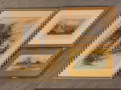Three Pieces of Vintage Framed Artwork: Three Pieces of Vintage Framed Artwork Size 19" x 15" Literature  Brooks Auction is not responsible for outbids. Questions? Call the office at (856) 694-2960 or email us directly at info@brooks.aucti