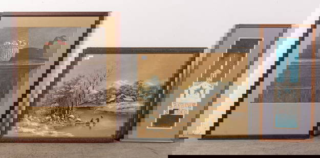 Three Pieces of Framed Wall Decor: Three Pieces of Framed Wall Decor Size 17" x 21" Literature  Brooks Auction is not responsible for outbids. Questions? Call the office at (856) 694-2960 or email us directly at info@brooks.auction.