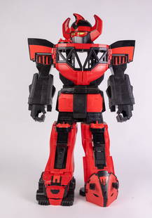 Large Power Rangers Morphin Megazord Toy: Large Power Rangers Morphin Megazord Toy Size 27" x 16" x 4" Literature  Brooks Auction is not responsible for outbids. Questions? Call the office at (856) 694-2960 or email us directly at info@brook
