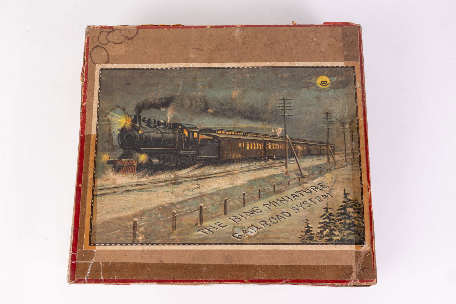 Pre-War Bing New York Central Lines 3238 N.Y.C. & HR Set in Original Box (1 of 14)