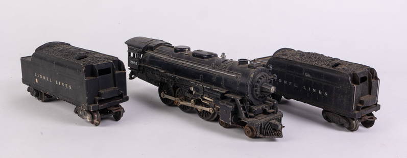 Lionel 2055 Loco & 671W/6466W Whistle Tenders: Lionel 2055 Loco & 671W/6466W Whistle Tenders Size 4" x 10" x 3" Literature  Brooks Auction is not responsible for outbids. Questions? Call the office at (856) 694-2960 or email us directly at info@b