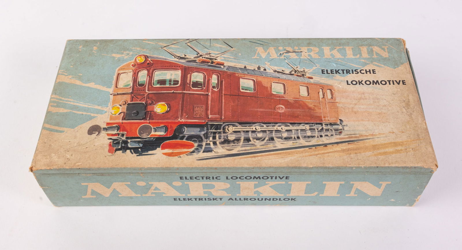 Märklin 3030 Elektrische Lokomotive Elektriskt Allroundlok: Märklin 3030 Elektrische Lokomotive Elektriskt Allroundlok Size 2" x 9" x 4" Literature Brooks Auction is not responsible for outbids. Questions? Call the office at (856) 694-2960 or email us d