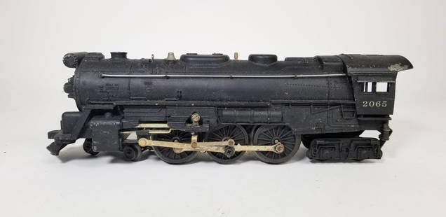 Lionel 2065 Locomotive Engine: Lionel 2065 Locomotive Engine Size 4" x 11" x 3" Literature  Brooks Auction is not responsible for outbids. Questions? Call the office at (856) 694-2960 or email us directly at info@brooks.auction.
