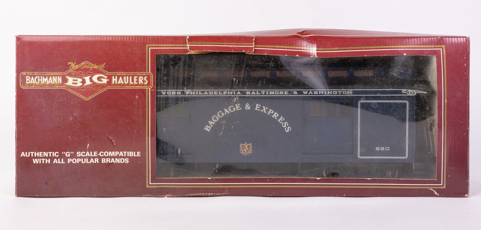 Bachmann 97443 "G" Full Baggage And Express Train Car Lighting & Metal Wheels LN/Box: Bachmann 97443 "G" Full Baggage And Express Train Car Lighting & Metal Wheels LN/Box Size 8" x 22" x 5" Literature Brooks Auction is not responsible for outbids. Questions? Call the office at (856)
