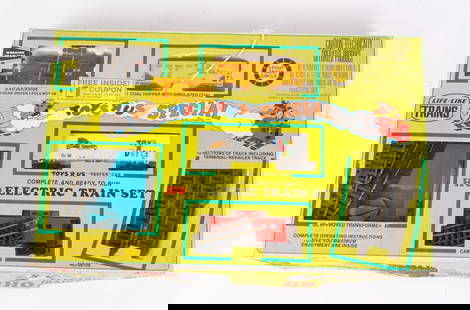 Toys R Us Special HO Electric Train Set in Original Box: Toys R Us Special HO Electric Train Set in Original Box Size 11" x 18" x 2" Literature  Brooks Auction is not responsible for outbids. Questions? Call the office at (856) 694-2960 or email us directl