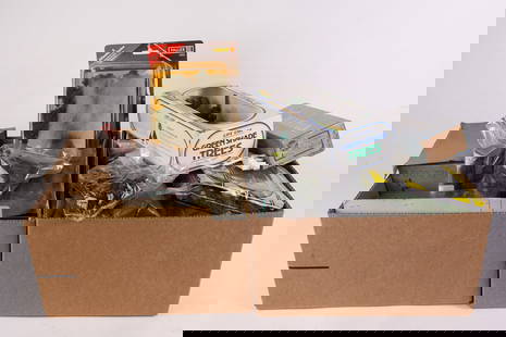 Lot of Vintage Model Railroad Accessories and Scenery: Lot of Vintage Model Railroad Accessories and Scenery Size 4" x 10" x 3" Literature  Brooks Auction is not responsible for outbids. Questions? Call the office at (856) 694-2960 or email us directly a