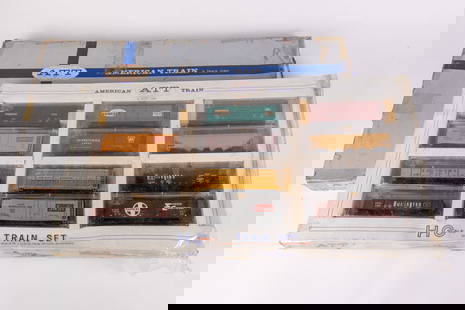 Two American Track & Train ATT Ready to Run Train Sets in Box: Two American Track & Train ATT Ready to Run Train Sets in Box Size 2" x 26" x 14" Literature  Brooks Auction is not responsible for outbids. Questions? Call the office at (856) 694-2960 or email us d
