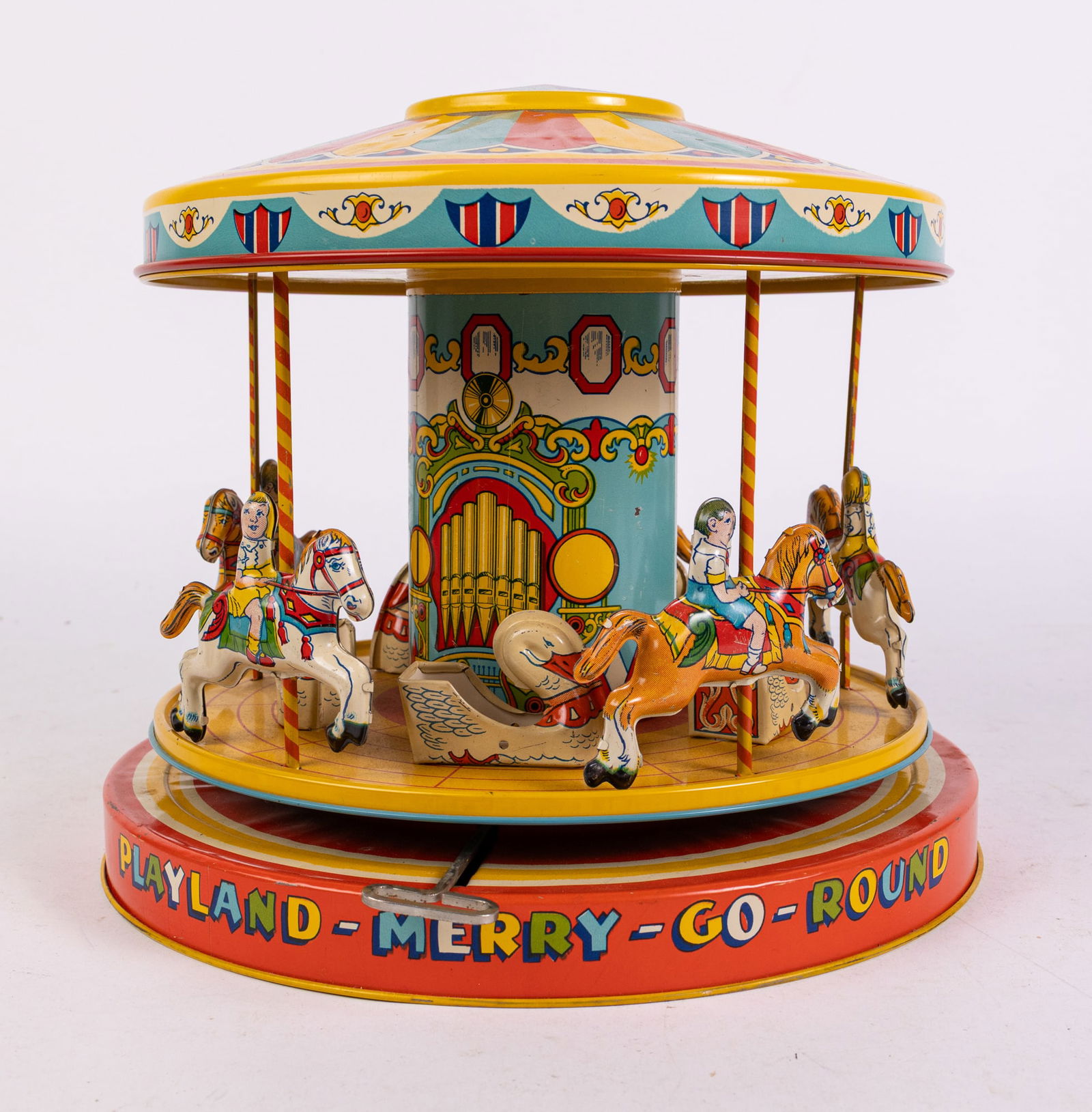 J. Chein Playland Merry Go Round Wind-Up (1 of 7)