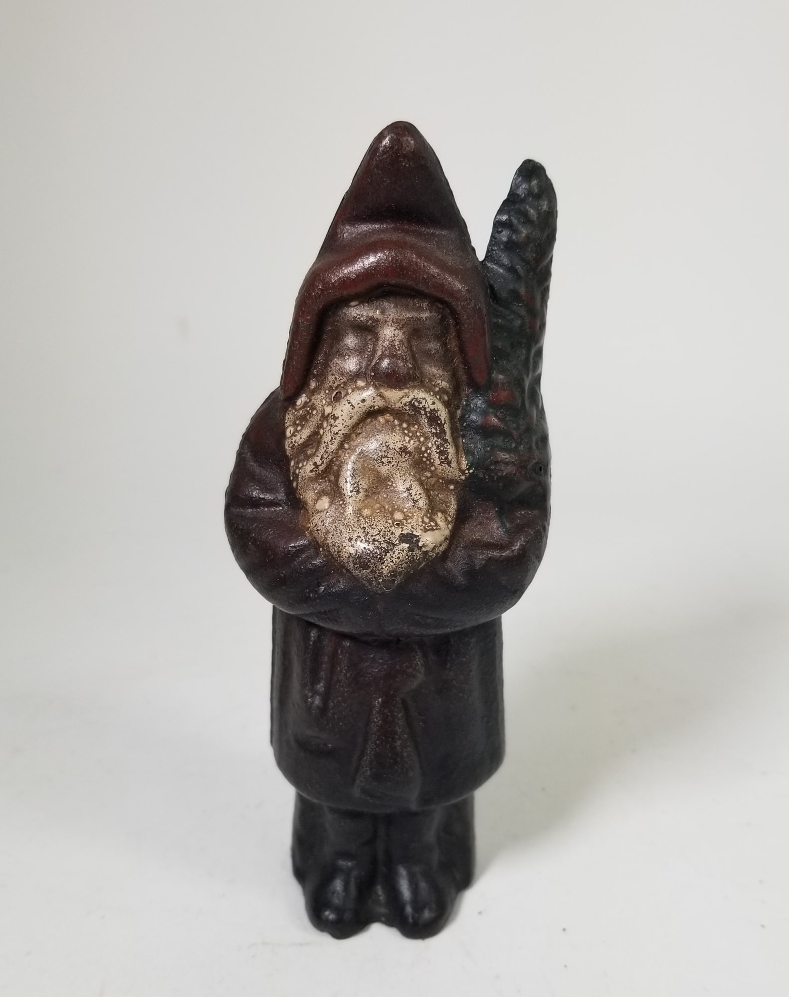 Rare Hubley Cast Iron Santa with Tree Still Bank (1 of 6)