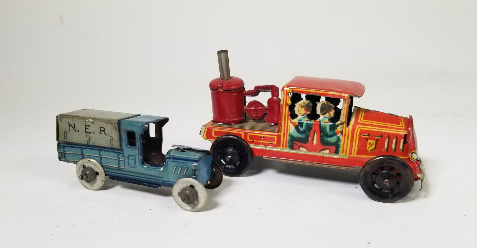 Early German Penny Toys ft. Paya Fire Engine Pump Truck (1 of 8)