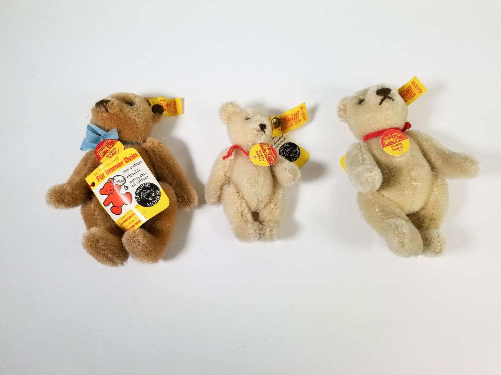 Three Vintage Steiff Jointed Stuffed Animals (1 of 5)