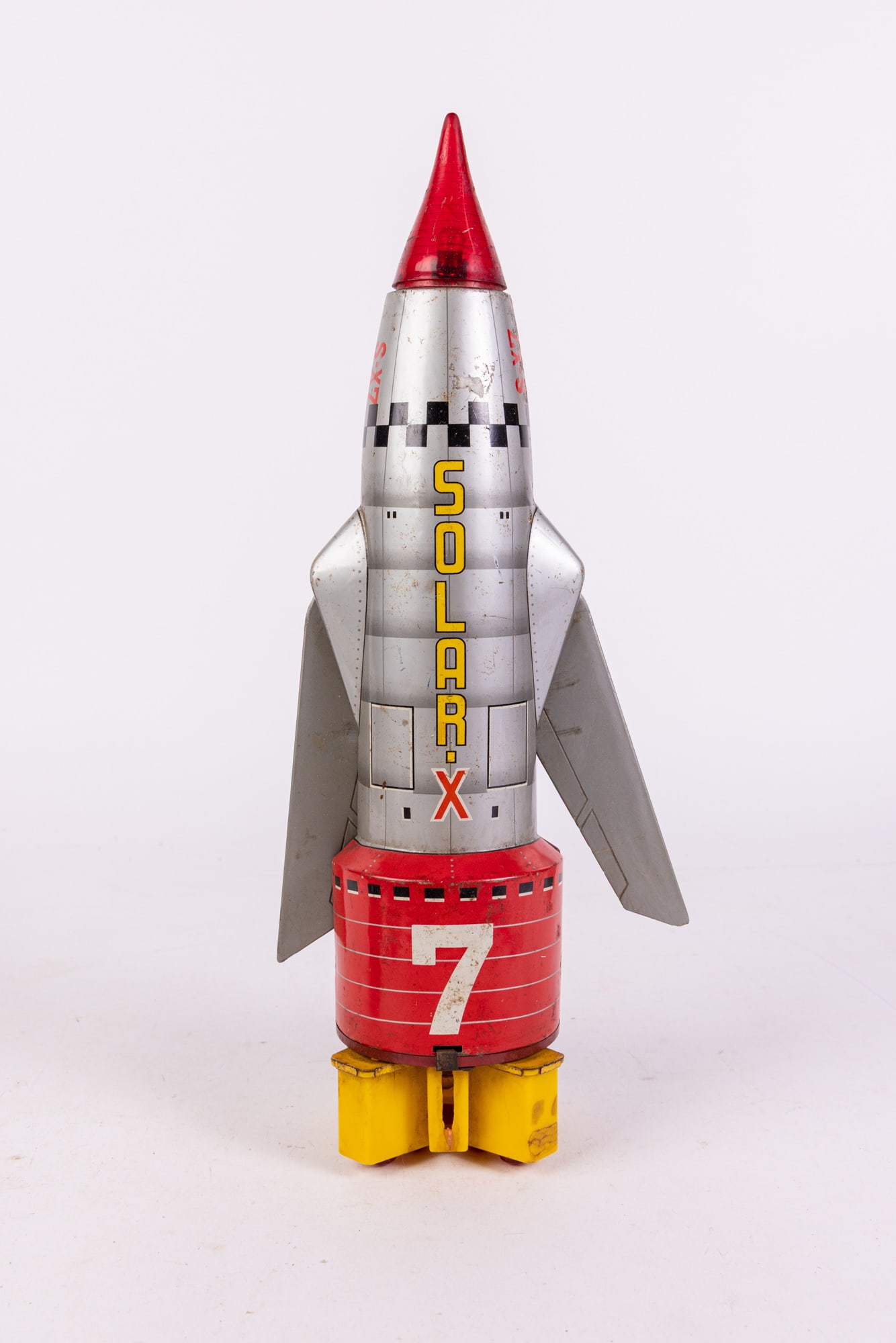 Nomura Solar X X-7 Rocket Ship Tin Toy (1 of 3)
