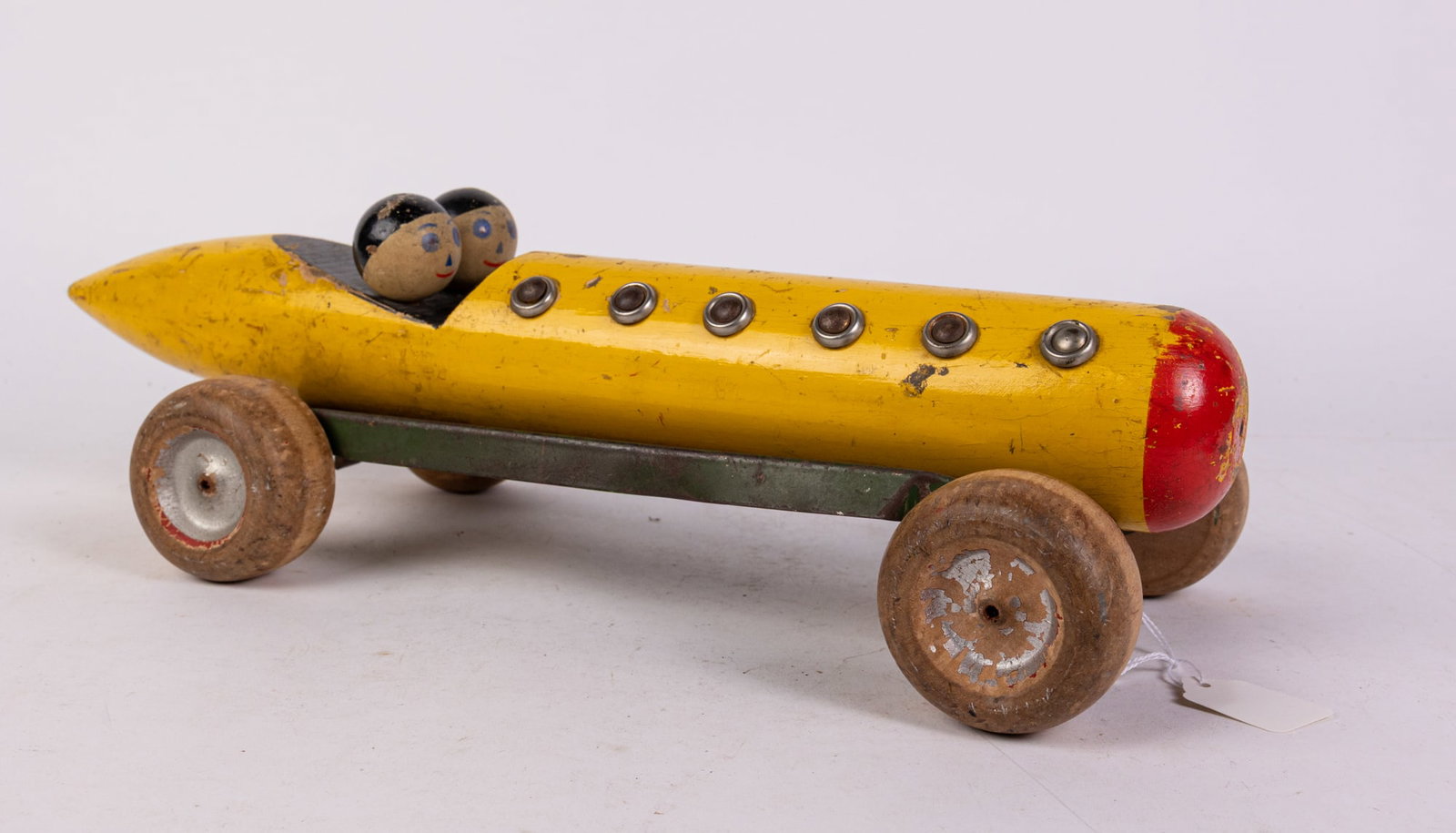 1920's A Ted Toy Wooden & Metal Race Car: 1920's A Ted Toy Wooden & Metal Race Car Size 6" x 21" x 8" Literature Brooks Auction is not responsible for outbids. Questions? Call the office at (856) 694-2960 or email us directly at info@brooks