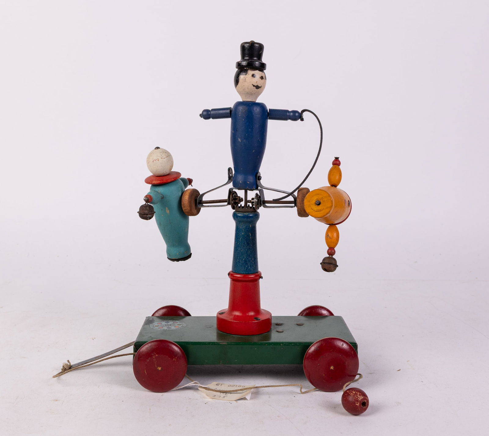 Go-Toy Manufacturers Inc Circus Pull Toy: Go-Toy Manufacturers Inc Circus Pull Toy Size 11" x 7" x 10" Literature Brooks Auction is not responsible for outbids. Questions? Call the office at (856) 694-2960 or email us directly at info@brook