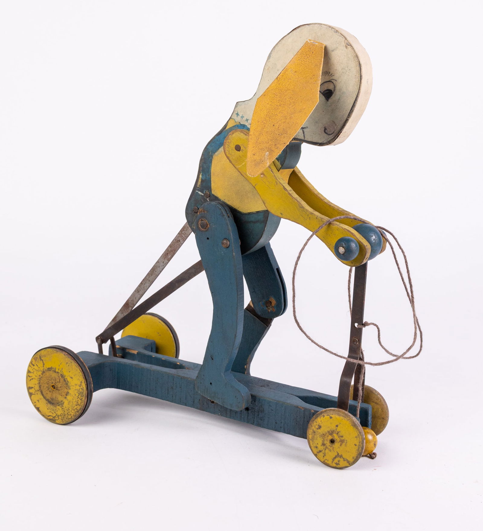 Very Scarce 1931 Fisher Price Bunny Scoot Articulated Pull Toy (1 of 16)