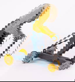 Very Scarce 1931 Fisher Price Bunny Scoot Articulated Pull Toy (1 of 16)