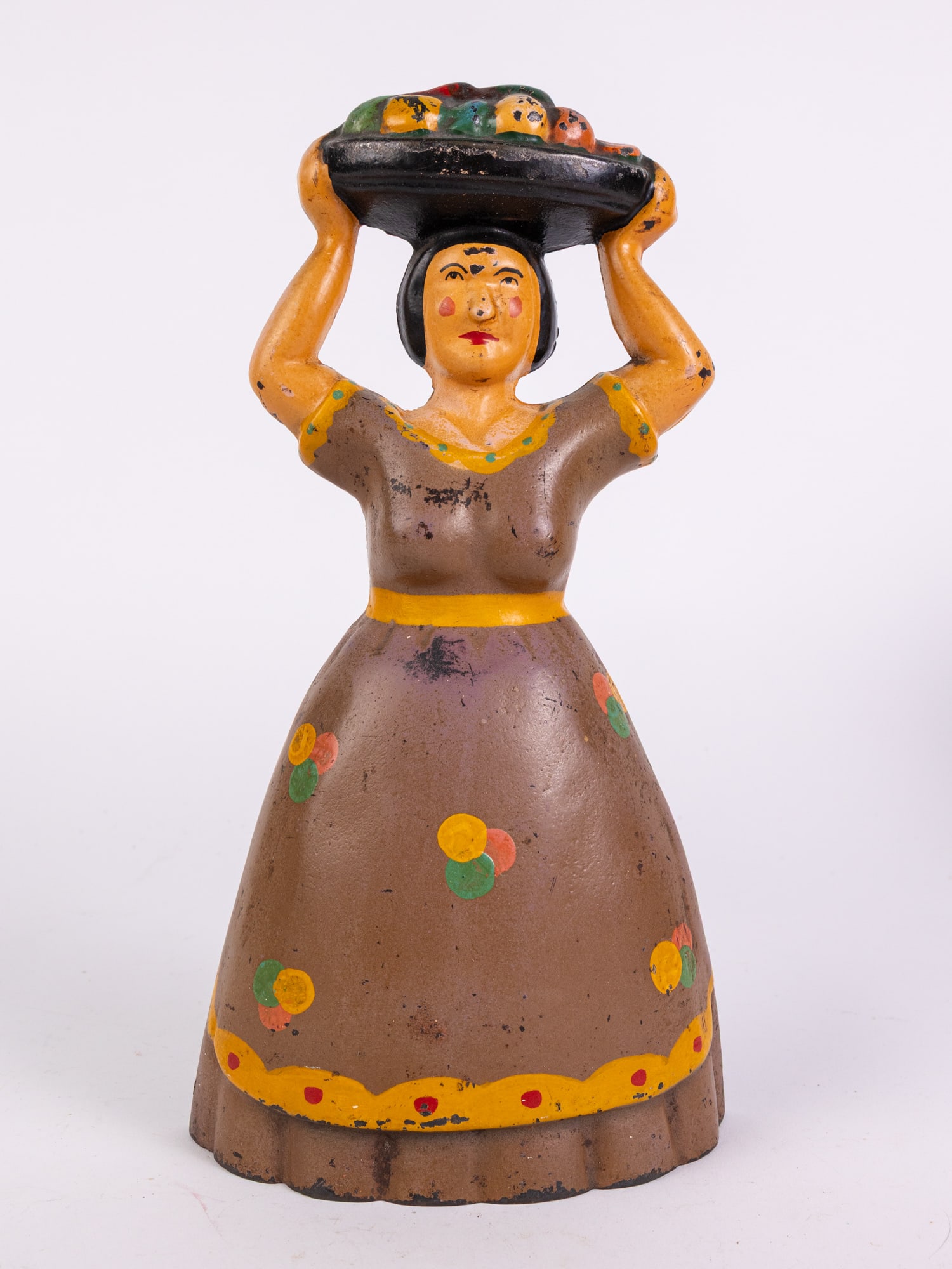 Tropical Woman Cast Iron doorstop: Tropical Woman Cast Iron doorstop Size 12" x 6" x 2" Literature Brooks Auction is not responsible for outbids. Questions? Call the office at (856) 694-2960 or email us directly at info@brooks.auctio