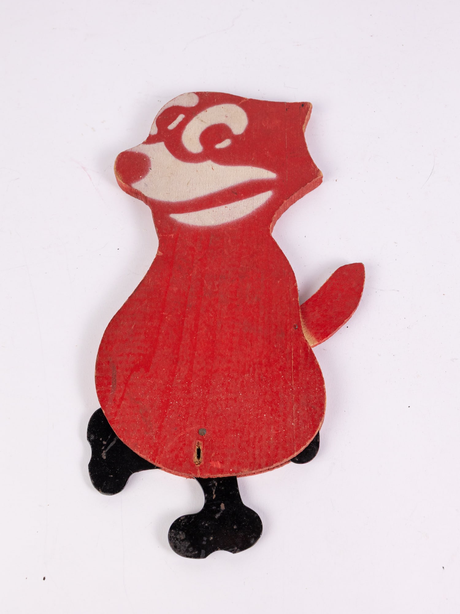 Early Folk Art Running Toy Possibly "Felix the Cat": Early Folk Art Running Toy Possibly "Felix the Cat" Size 10" x 6" x 1" Literature Brooks Auction is not responsible for outbids. Questions? Call the office at (856) 694-2960 or email us directly at