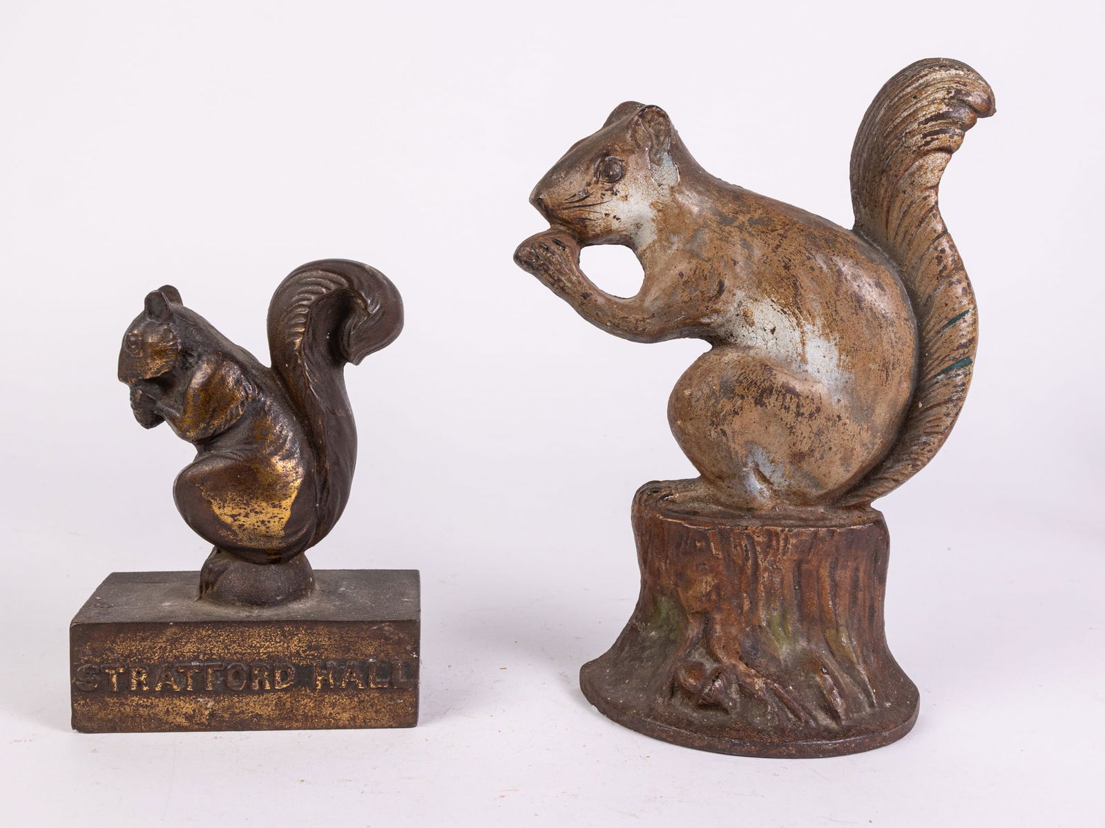 Two Cast Iron Squirrel Door Stops (1 of 6)