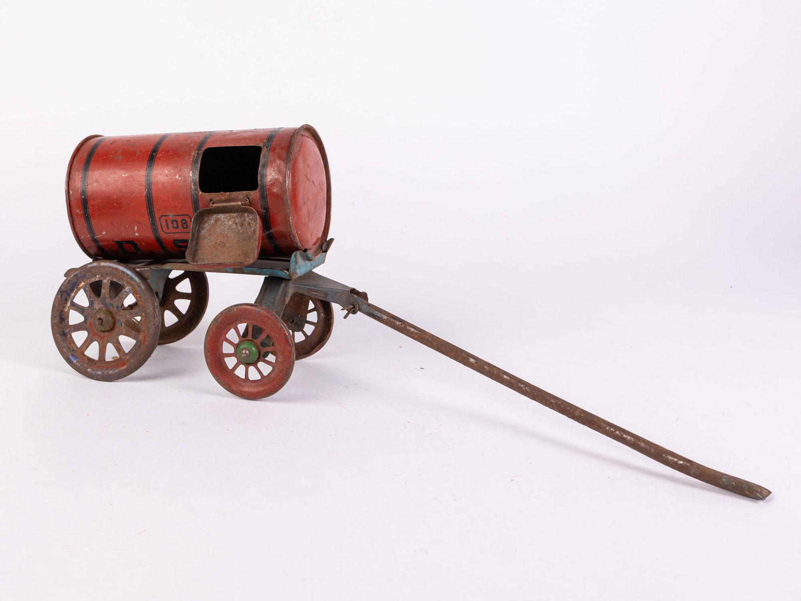 Antique Early Water Wagon Tin Toy "108 D.S.C." (1 of 5)