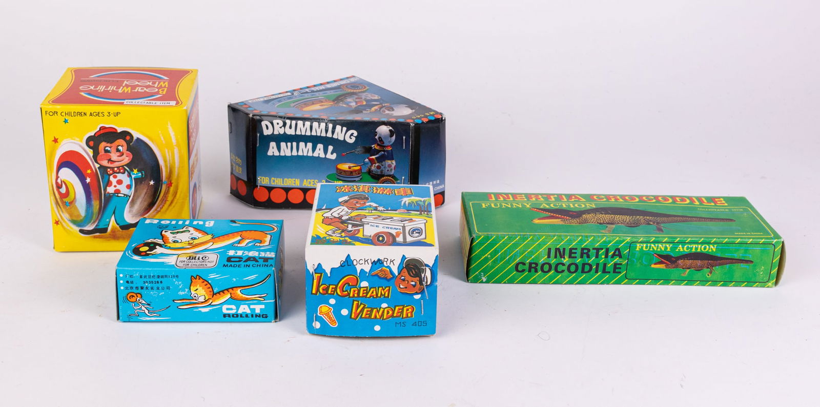 Assorted Vintage Wind Up Toys in Box (1 of 6)