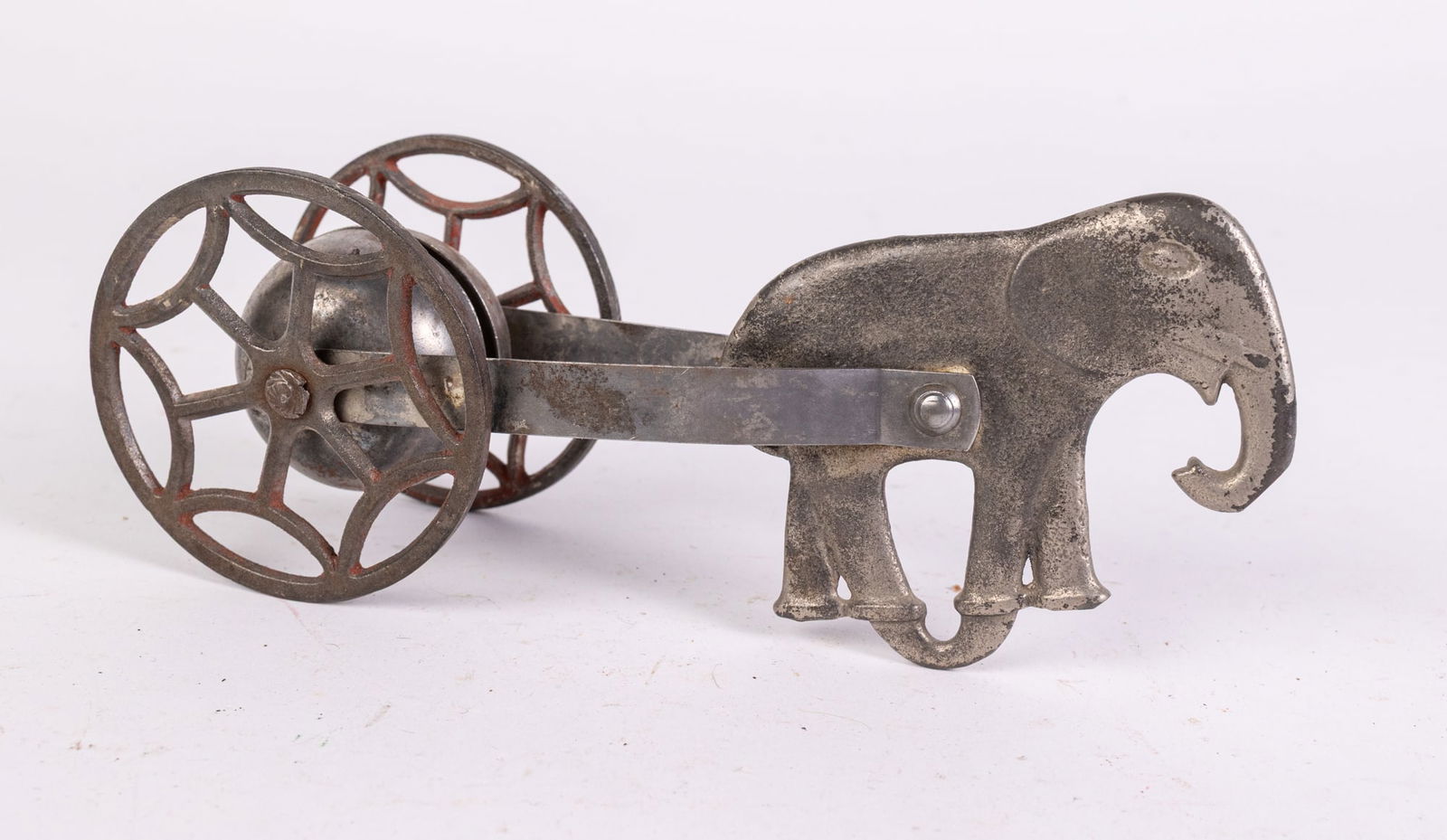 Antique Early Gong Bell Elephant Toy (1 of 4)