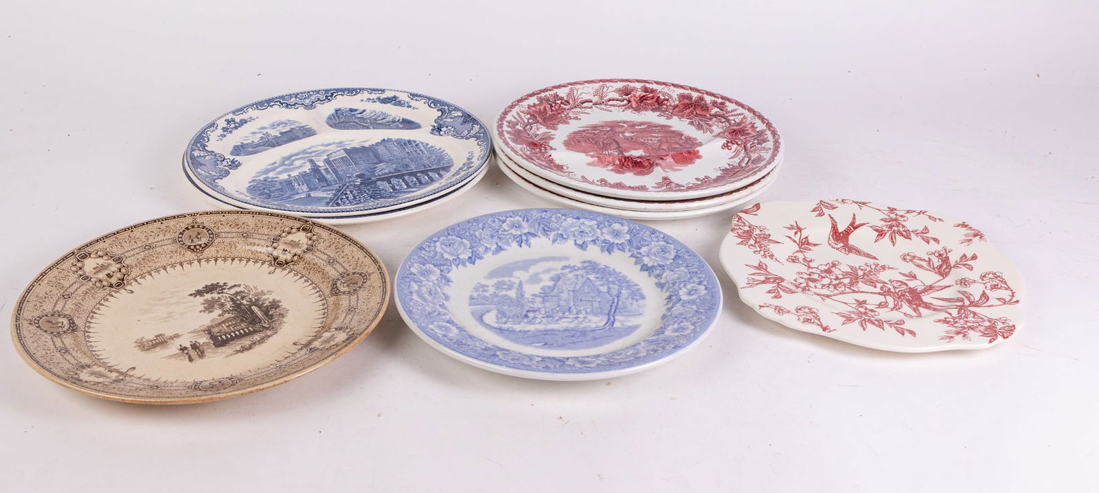 Blue & Red Dish Assortment (1 of 7)