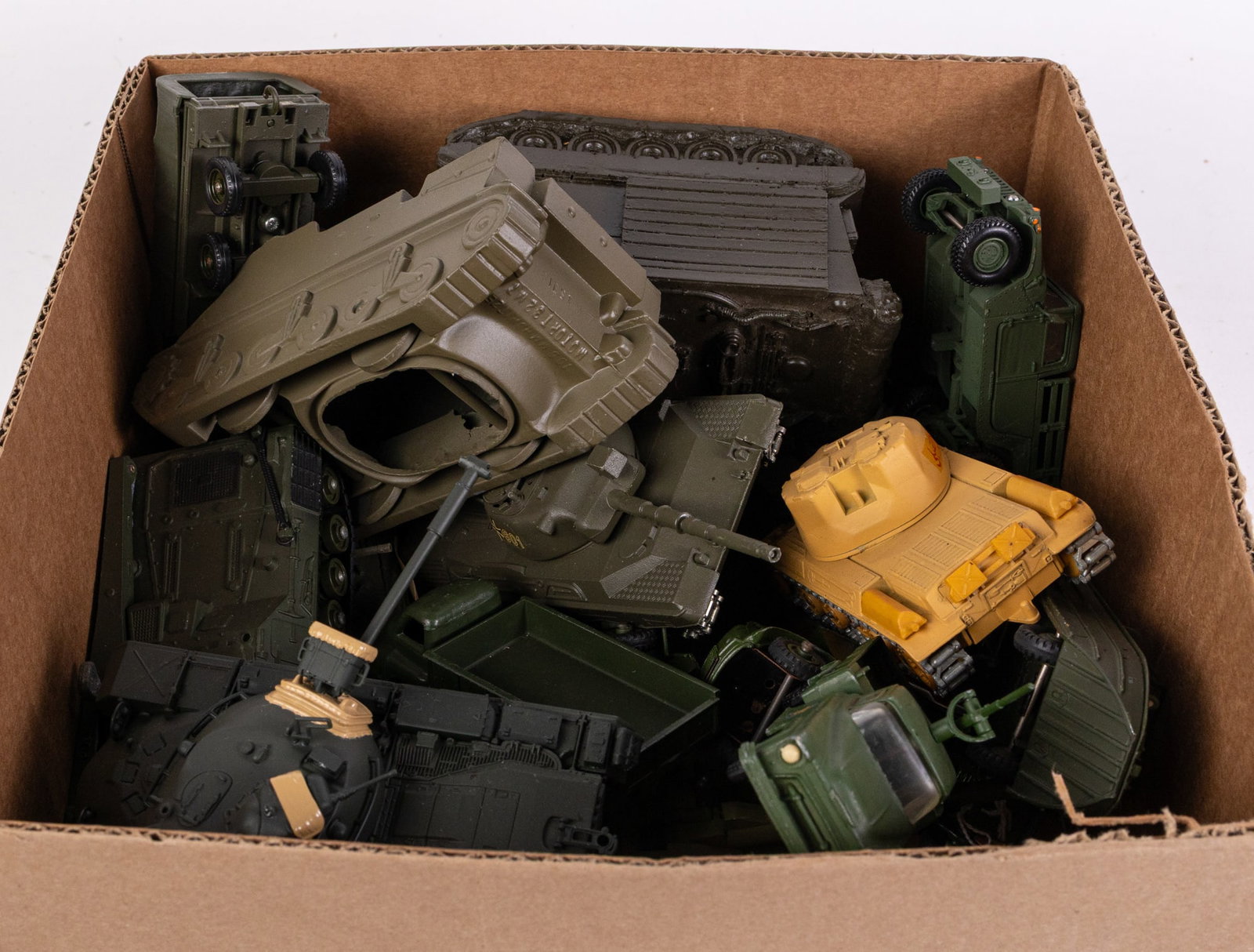 Assorted Vintage Military Toy Vehicles (1 of 2)