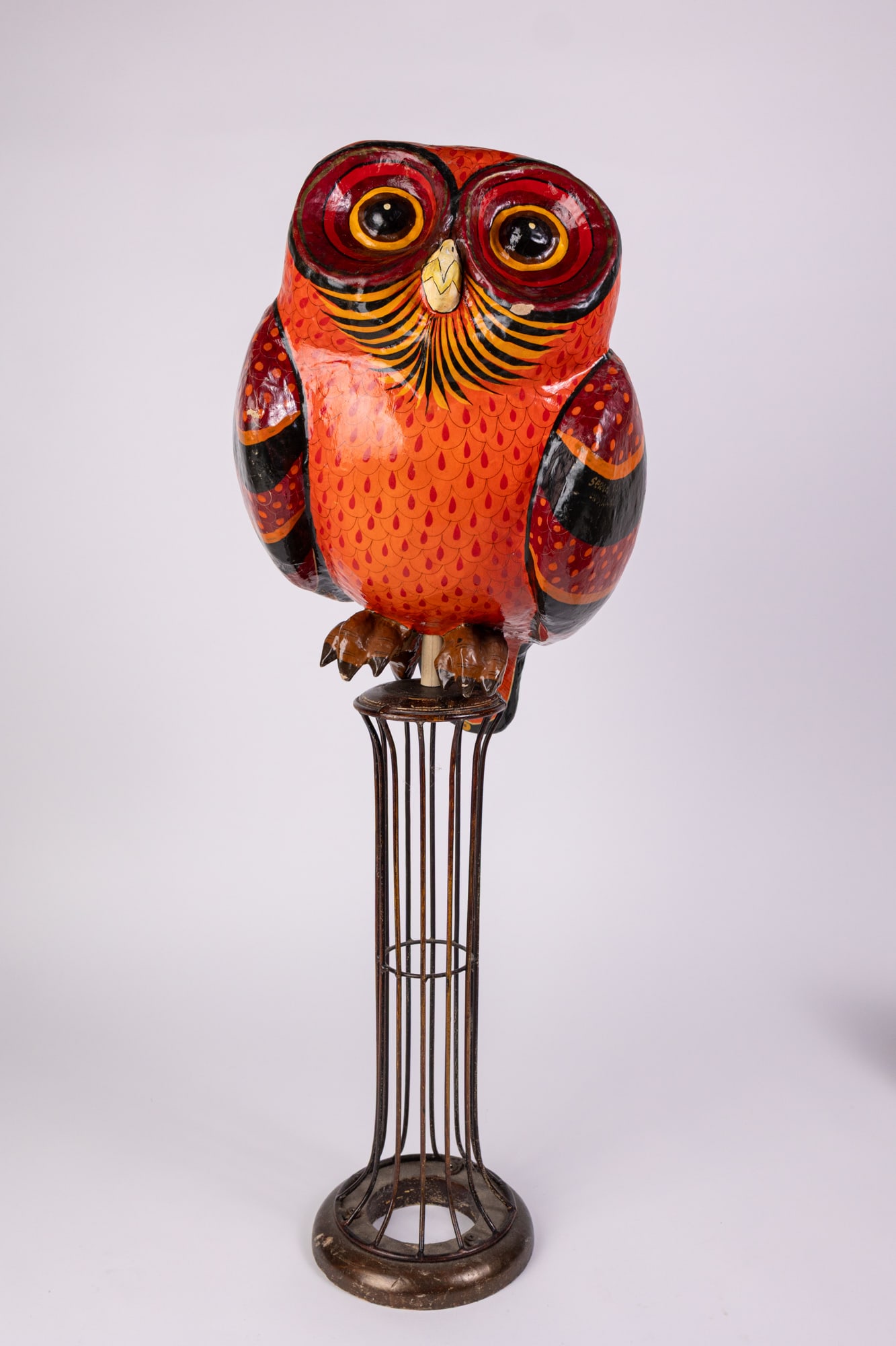 Sergio Bustamante (Mexican, Born 1949) | Papier Mache Owl Sculpture (1 of 8)