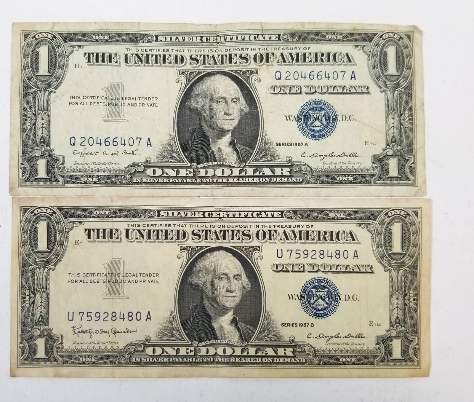 Two Silver Certificates (1 of 2)