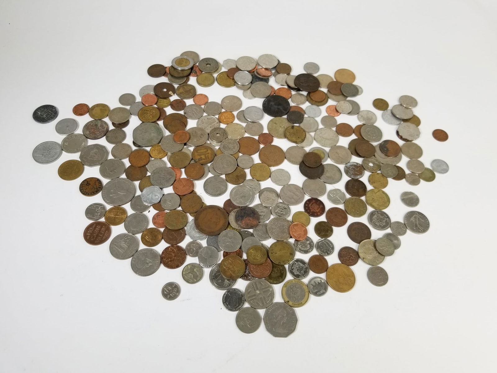 Assorted Foreign Coins and Commemorative Tokens (1 of 7)
