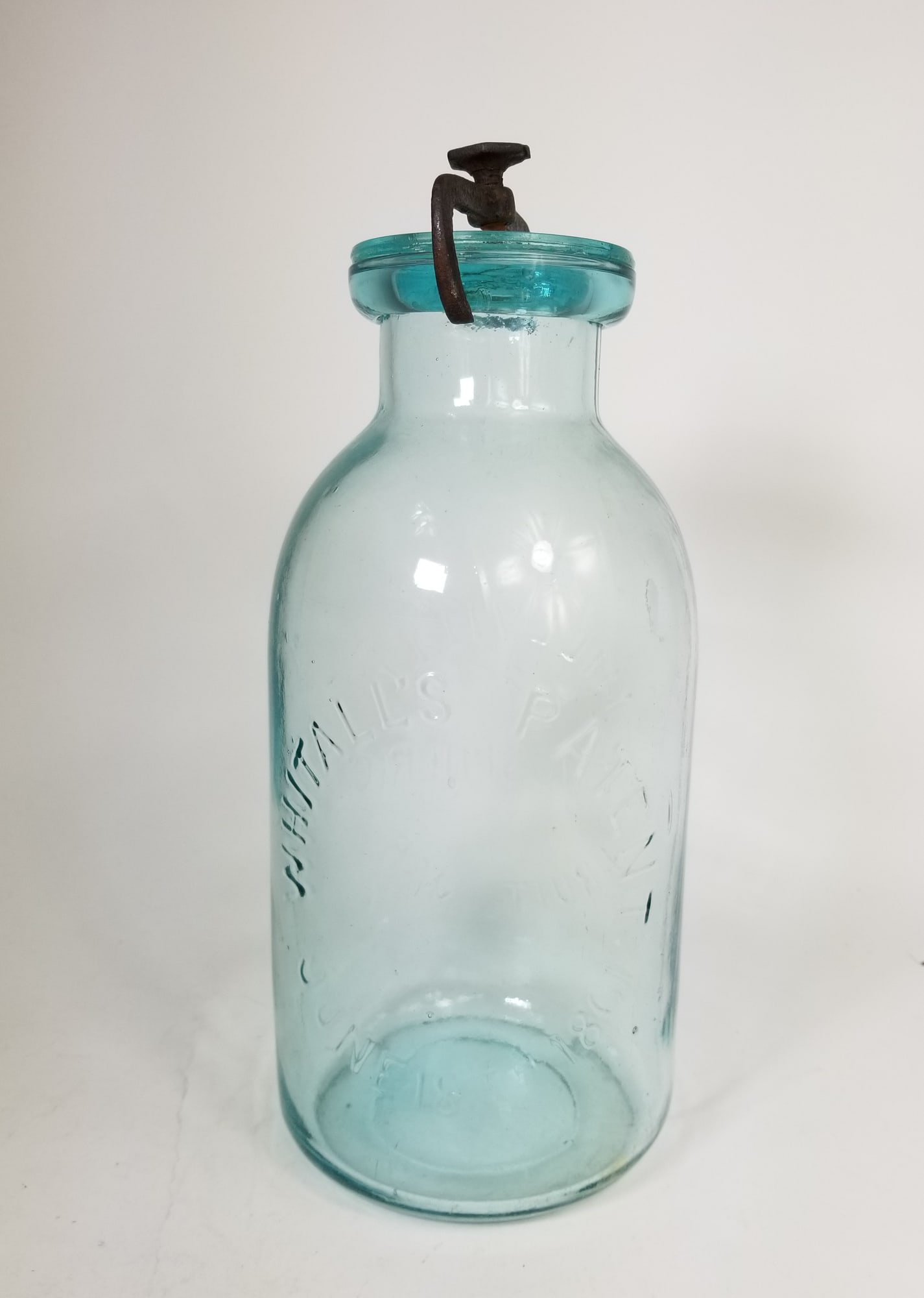 Antique Millville Atmospheric Fruit Jar, Whitall's 1861 (1 of 6)