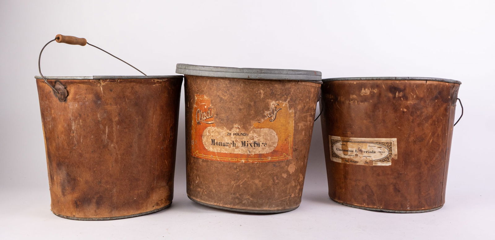 Antique Candy Container Buckets from Weber's, Bridgeton, NJ (1 of 5)