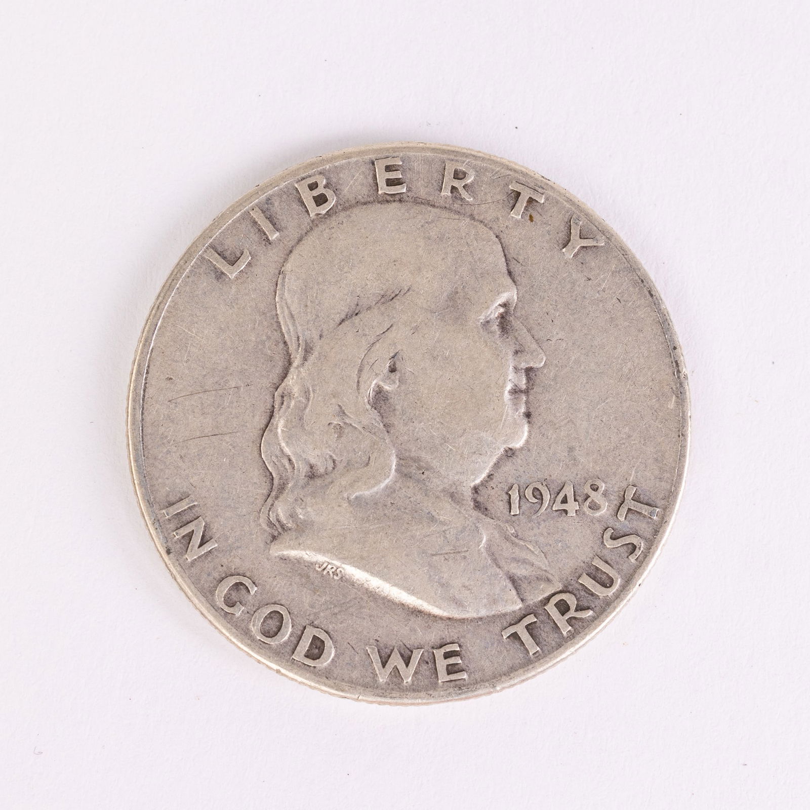 1948 Franklin Silver Half Dollar (1 of 2)