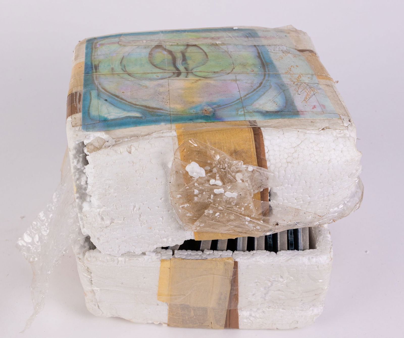 Set of Nine Art Nouveau Decorative Ceramic Tiles (1 of 5)