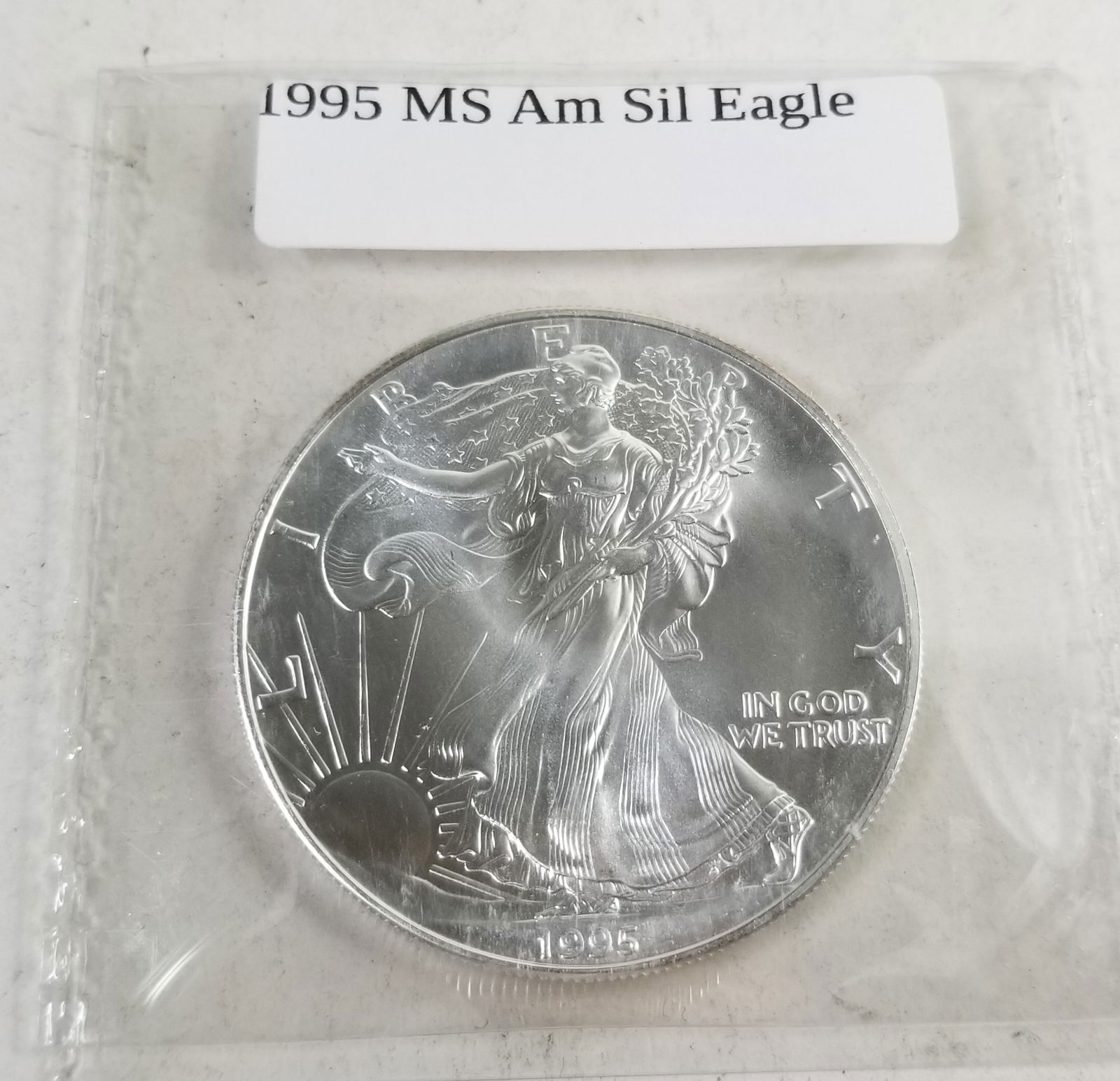 1995 American Silver Eagle Uncirculated (1 of 2)
