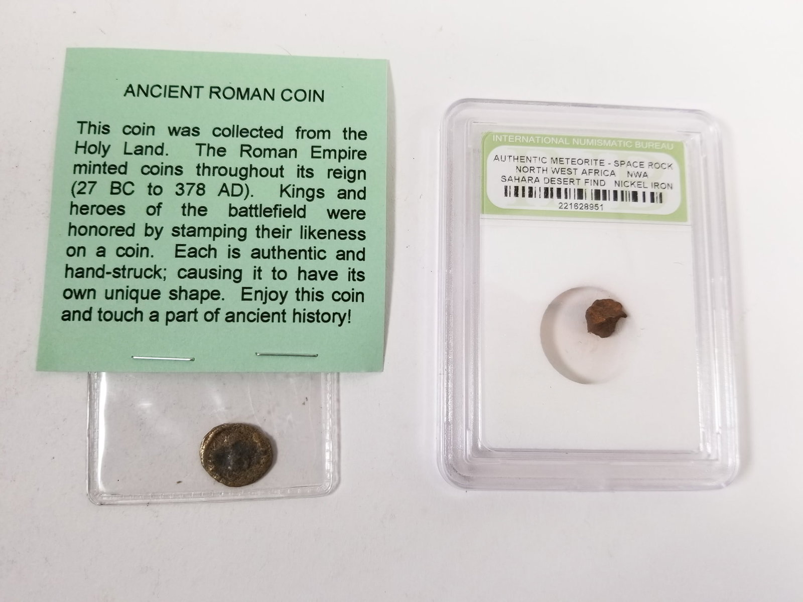 Ancient Roman Coin and Authentic Meteorite: Ancient Roman Coin and Authentic Meteorite Literature Brooks Auction is not responsible for outbids. Questions? Call the office at (856) 694-2960 or email us directly at info@brooks.auction. •