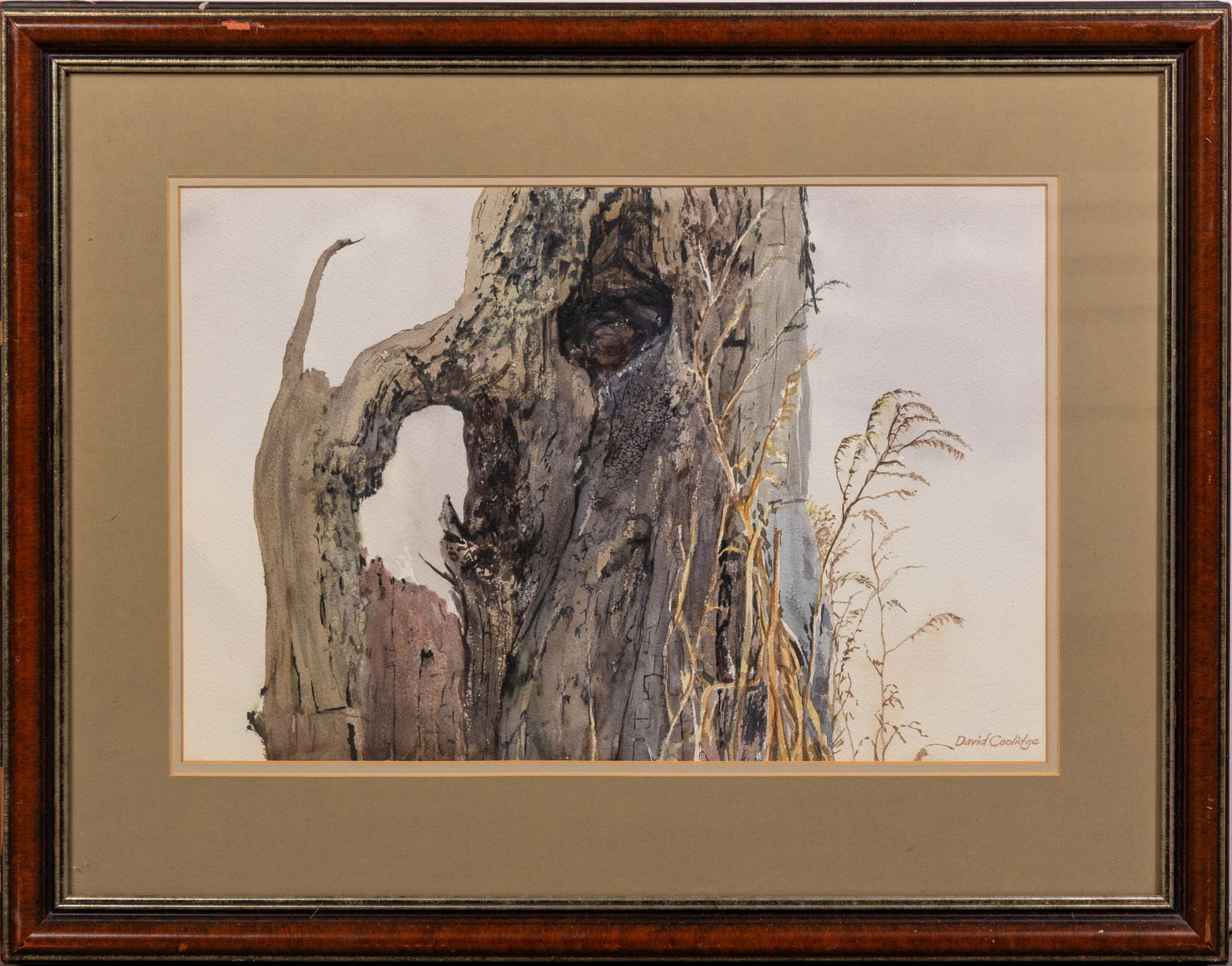 David Coolidge (1942-2024) Framed Original Watercolor (1 of 2)