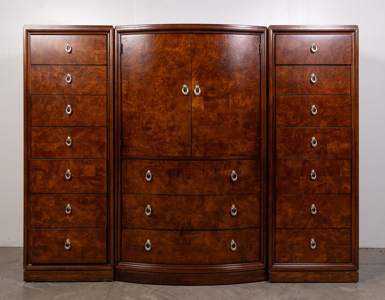 Three Piece Thomasville Humphrey Bogart Collection Console Wardrobe (1 of 9)