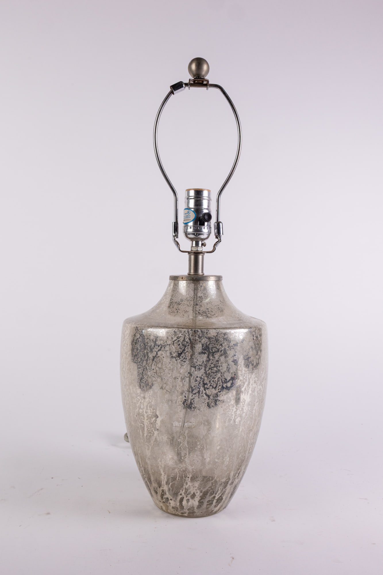 Mercury Glass Table Lamp: Mercury Glass Table Lamp Size 21" H Literature Brooks Auction – Online Auction Terms & Conditions —————————————̵