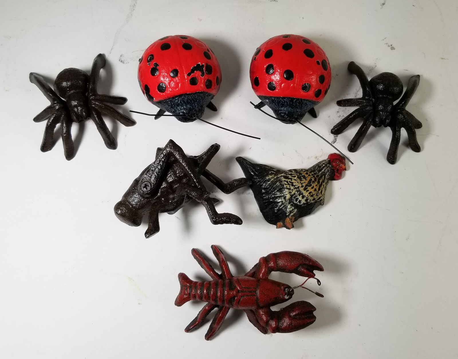 Cast Iron Insects & Animals Assortment: Cast Iron Insects & Animals Assortment Size 7" x 12" x 12" Literature Brooks Auction – Online Auction Terms & Conditions ——————————