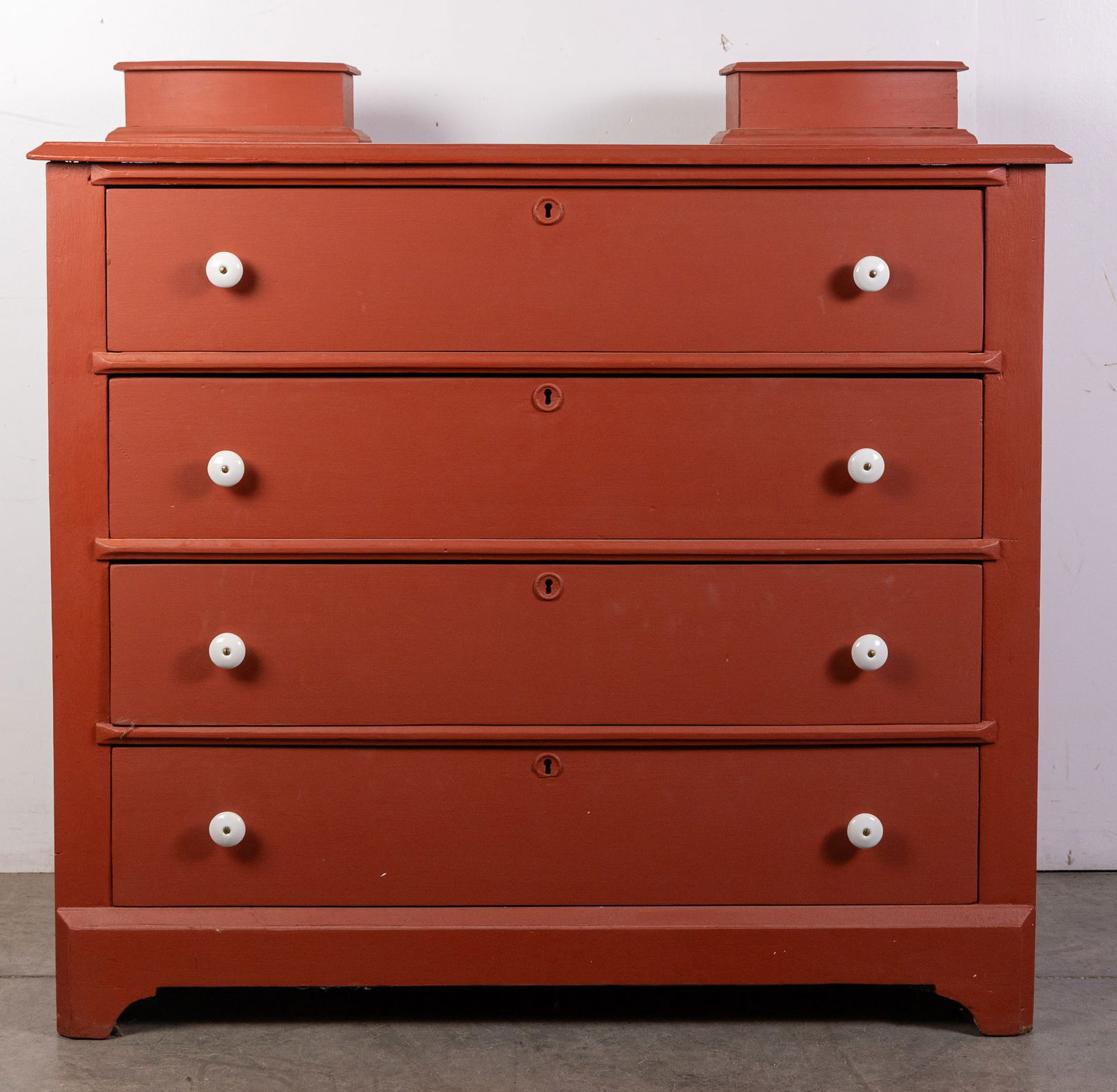 Antique 4-Drawer Painted Chest (1 of 4)