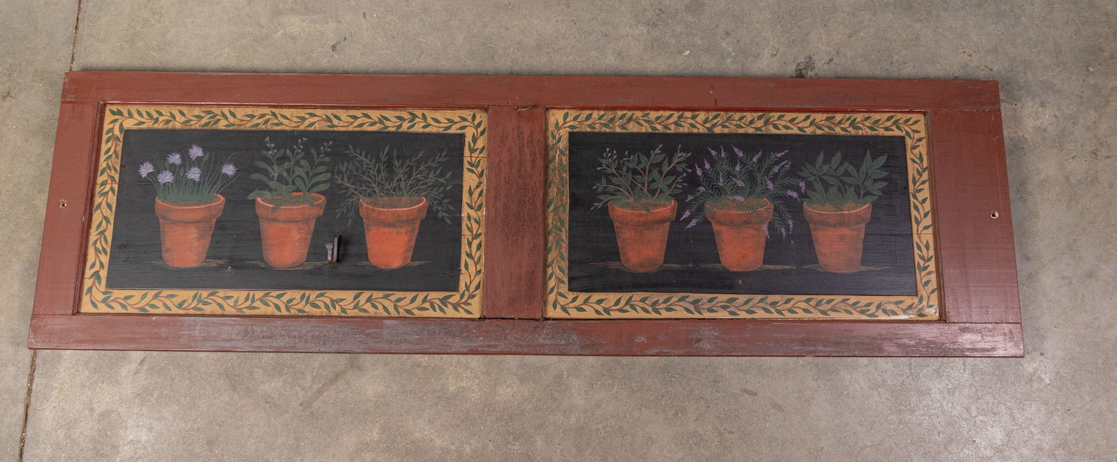 Vintage Folk Art Wall Hanging (1 of 4)