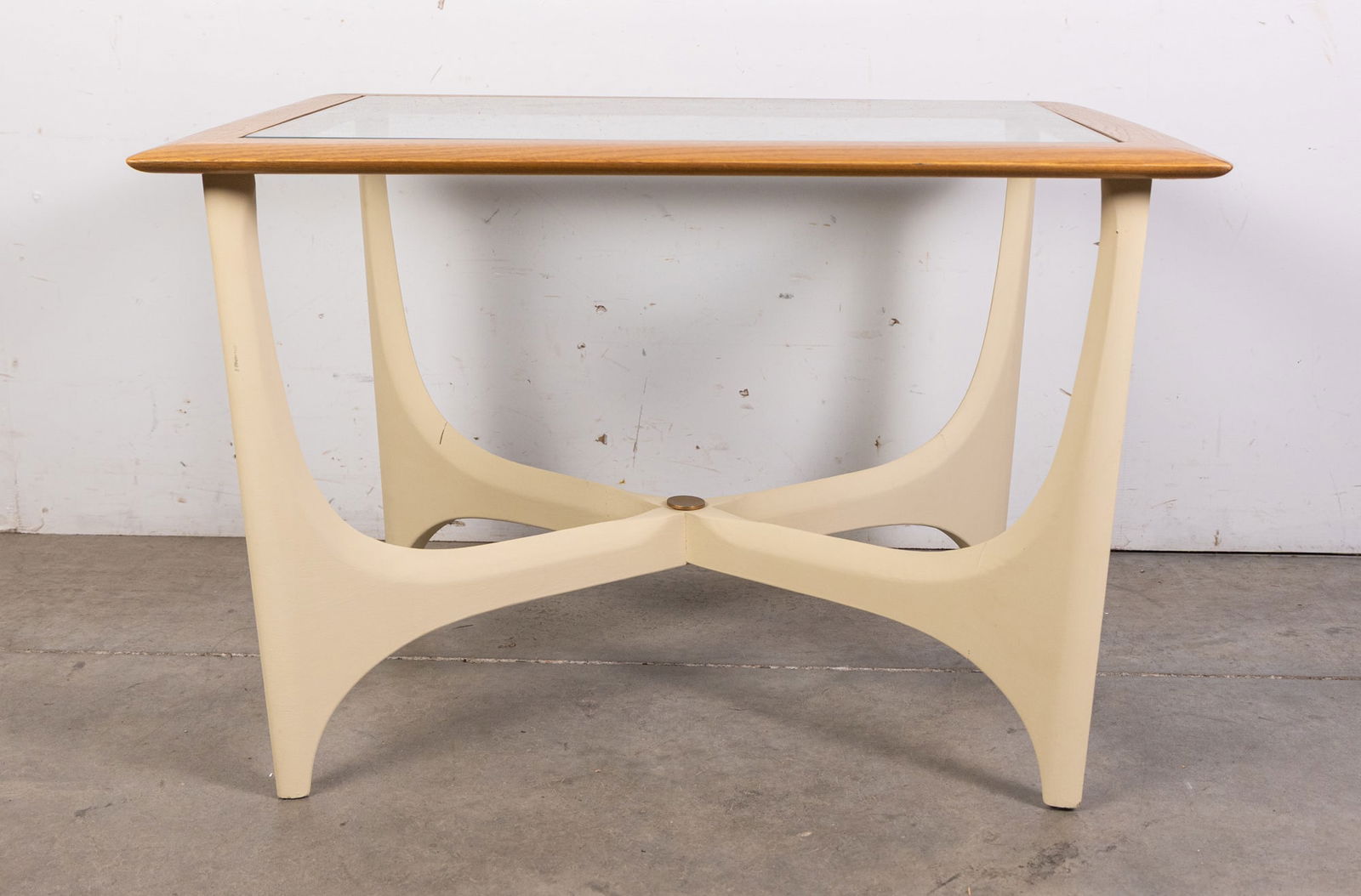 Andre Bus for Lane Furniture "Silhouette" Side Table: Andre Bus for Lane Furniture "Silhouette" Side Table, Exemplary of the pioneering mid century modern design for which Lane was known during this era, this rectangular end table was designed by French