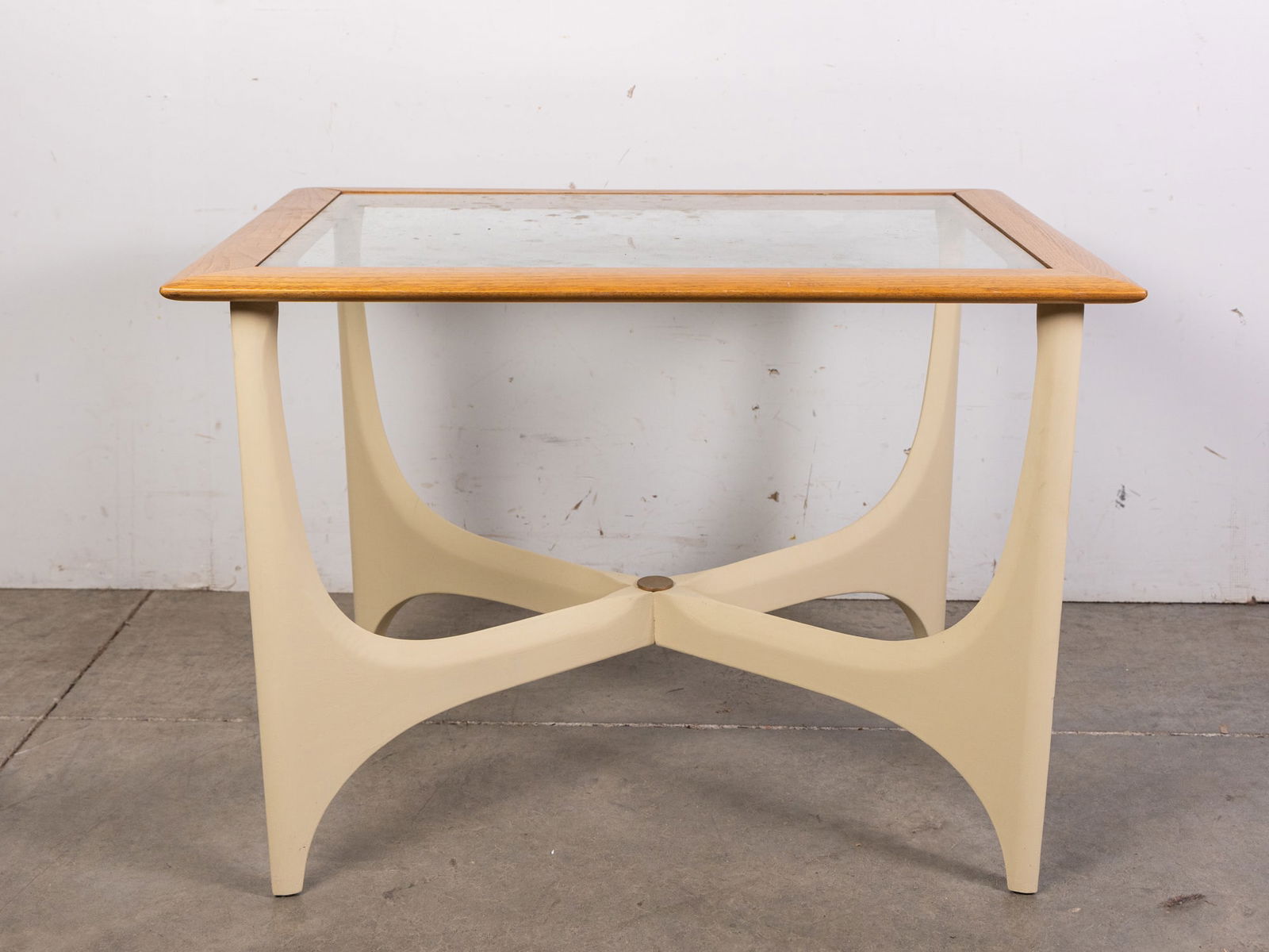 Andre Bus for Lane Furniture "Silhouette" Side Table: Andre Bus for Lane Furniture "Silhouette" Side Table, Exemplary of the pioneering mid century modern design for which Lane was known during this era, this rectangular end table was designed by French