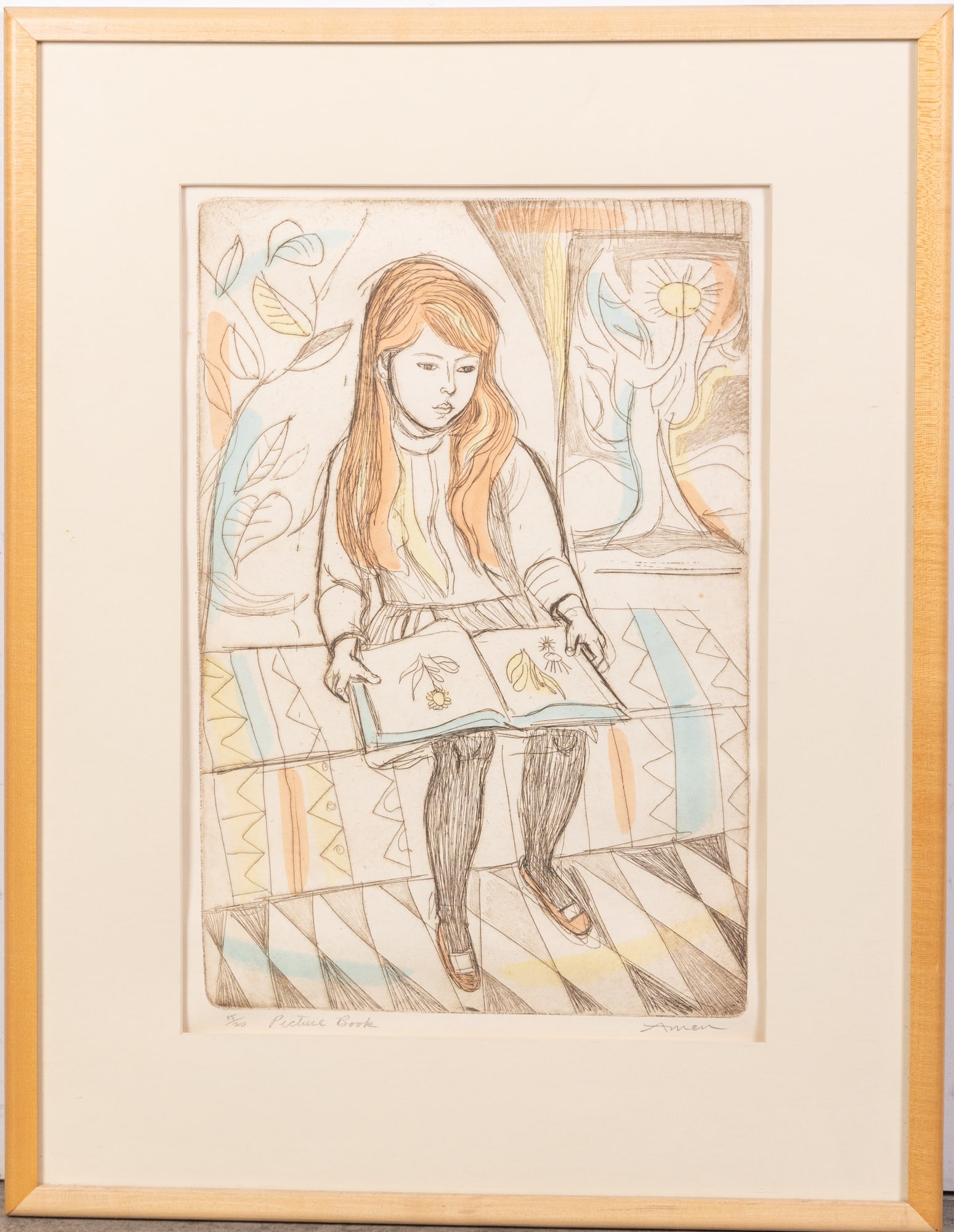 Irving Amen "Picture Book" Framed Print (1 of 3)