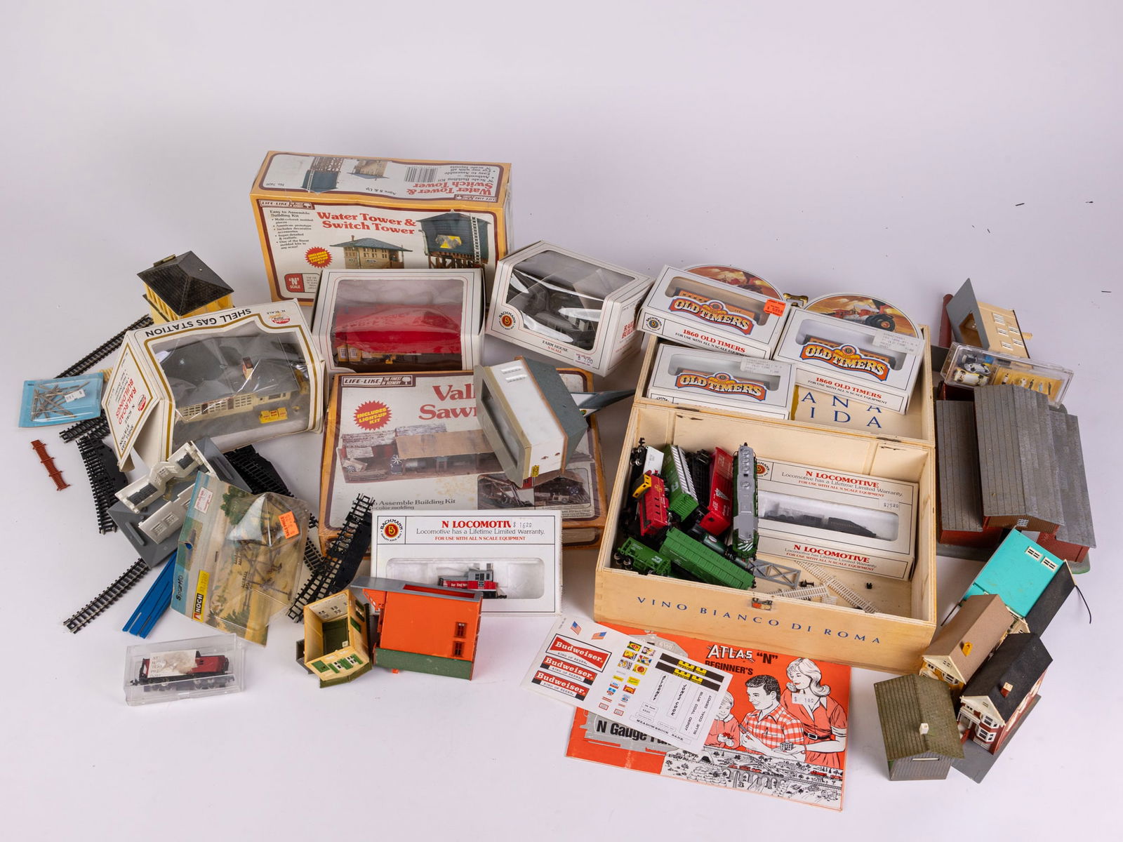 "N" Scale Train Assortment: "N" Scale Train Assortment Size 12" x 13" x 13" Literature Brooks Auction – Online Auction Terms & Conditions ————————————