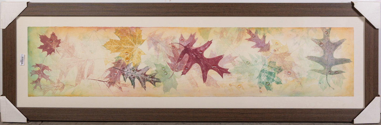 "Leaves" Hand Signed and Numbered Serigraph by Reina: "Leaves" Hand Signed and Numbered Serigraph by Reina Size 57" x 18" Literature Brooks Auction – Online Auction Terms & Conditions —————————&