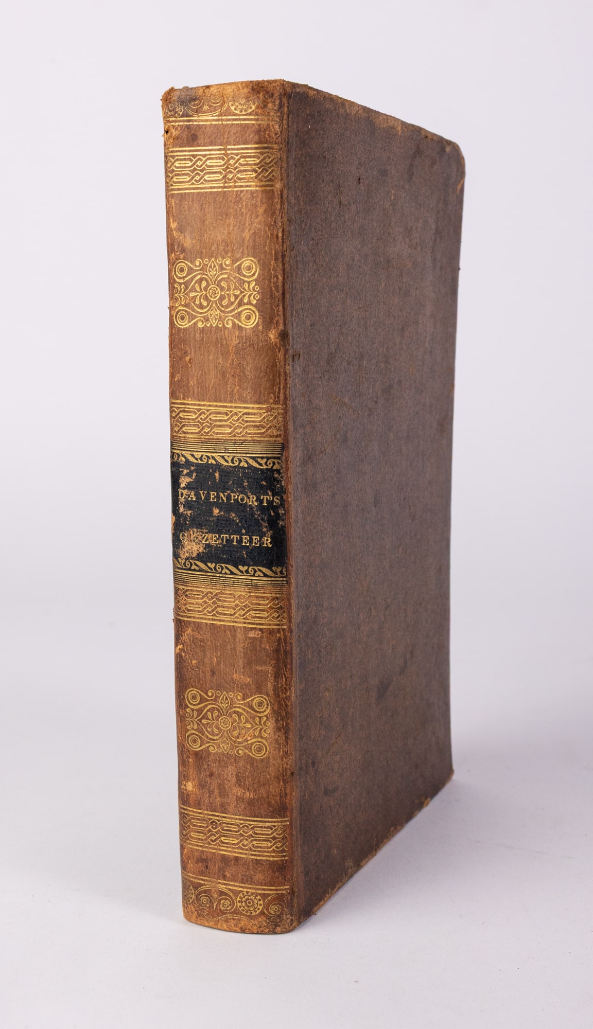 A New Gazetteer by Bishop Davenport, 1832: A New Gazetteer by Bishop Davenport, 1832, This antique gazetteer by Bishop Davenport contains geographical, demographic, and general information on North America and the West Indies. It was published